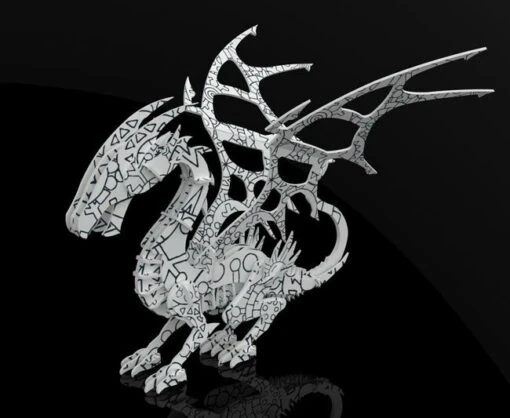 Puzzelboek Draken -Spel Speelgoed Winkel draak 3d