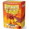 Dragon Shield Sleeves MATTE Standard (63x88mm) Orange (100 Stuks) -Spel Speelgoed Winkel dragon shield orange