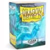 Dragon Shield Sleeves MATTE Standard (63x88mm) Clear (100 Stuks) -Spel Speelgoed Winkel dragon shield sleeves matte standard size
