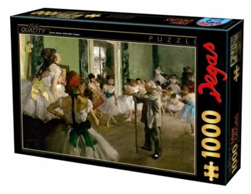 Edgar Degas - The Dancing Class (1000) -Spel Speelgoed Winkel edgas degas puzzle