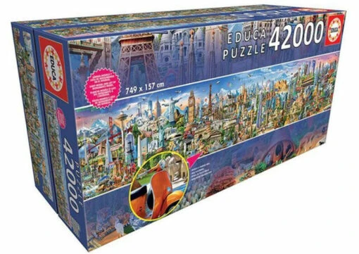 Wereld Tournee (42000) -Spel Speelgoed Winkel educa puzzle world tour web