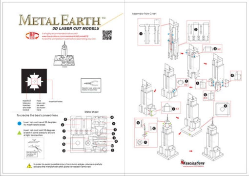 Metal Earth - Empire State Building -Spel Speelgoed Winkel empirestatebuilding web