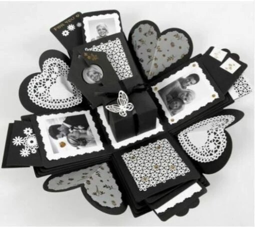 Explosion Box (zwart) -Spel Speelgoed Winkel
