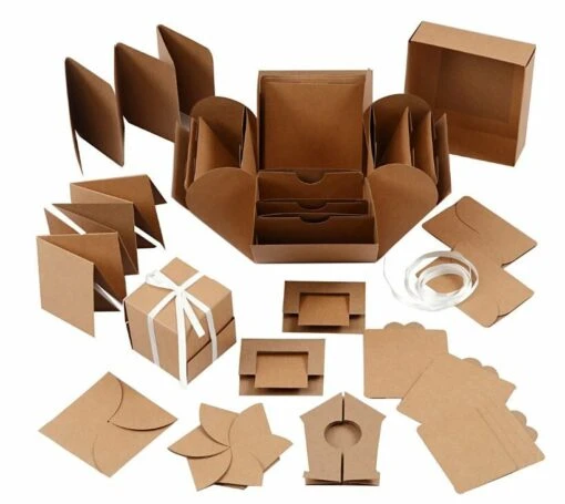 Explosion Box (bruin) -Spel Speelgoed Winkel