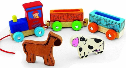 Boerderijdierentrein -Spel Speelgoed Winkel farm animal train 2 web