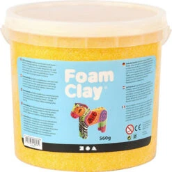 Foam Clay Geel 560g -Spel Speelgoed Winkel foam clay geel 560g web