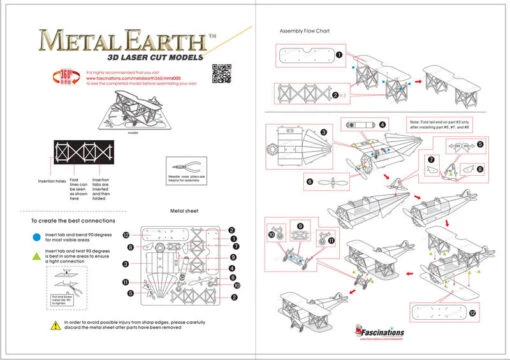 Metal Earth - Fokker D-VII -Spel Speelgoed Winkel fokker web