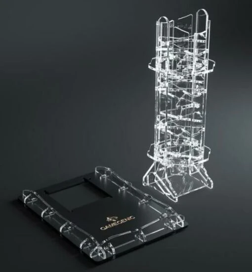 Crystal Twister Premium Dice Tower -Spel Speelgoed Winkel gamegenic dice tower crystal twister