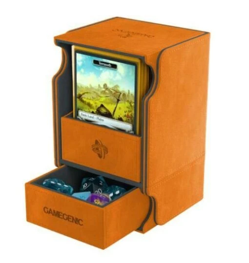 Deckbox Watchtower 100+ Convertible Orange -Spel Speelgoed Winkel gamegenic watchtower orange