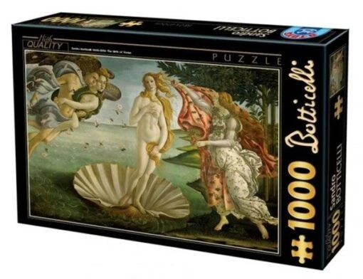 Sandro Botticelli - De Geboorte Van Venus (1000) -Spel Speelgoed Winkel geboorte van venus web