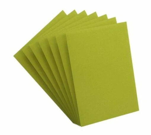 Standard Card Game Sleeves PRIME (66x91mm) LIMOEN (100) -Spel Speelgoed Winkel gekleurde sleeves limoen