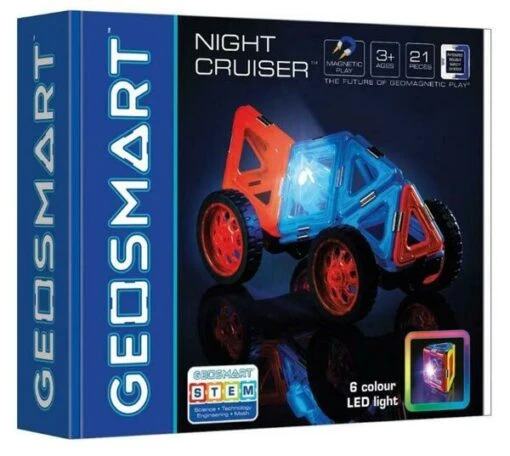 GeoSmart Night Cruiser - 21 Delig -Spel Speelgoed Winkel geosmart night cruiser