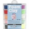 Foam Clay Kleuren Assortiment Met Glitter - 10x35g -Spel Speelgoed Winkel glitter foam clay