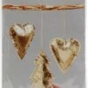 Kerstdecoraties In Goud (Faux Leather) -Spel Speelgoed Winkel gouden kerstdecoraties faux leather