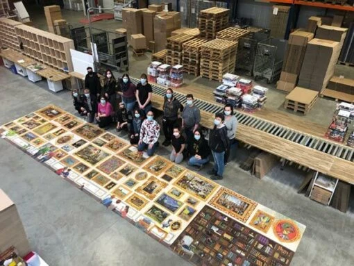 Reis Rond Kunst (54000) -Spel Speelgoed Winkel grootste puzzel ter wereld 54000 stukken