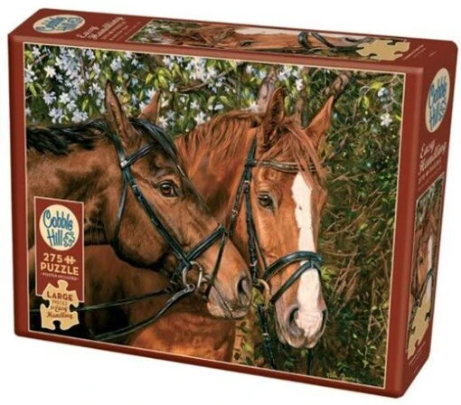 Friends Forever (275) Easy Handling -Spel Speelgoed Winkel grote stukken puzzel volwassenen thema paarden