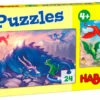 Puzzels Draken (2x 24) -Spel Speelgoed Winkel haba 306159 drakenpuzzel web