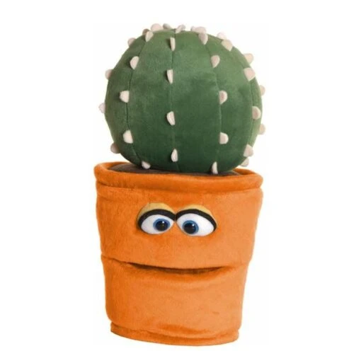 Bloempot Met Cactus -Spel Speelgoed Winkel handpop bloempot met cactus
