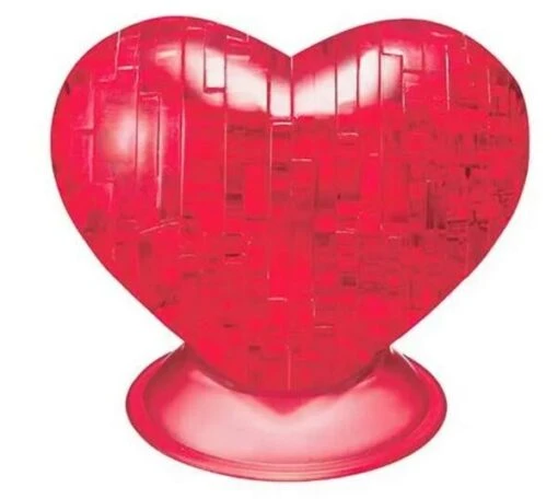 Crystal 3D Puzzle - Hart (46) -Spel Speelgoed Winkel hart puzzel