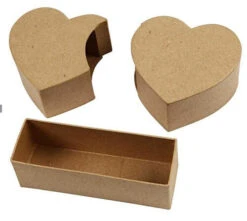 Dubbele Hartendoos Papier-mâché -Spel Speelgoed Winkel hartendoos2 web