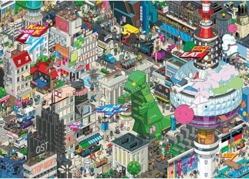 Berlin Quest (1000) -Spel Speelgoed Winkel heye puzzle berlin quest web