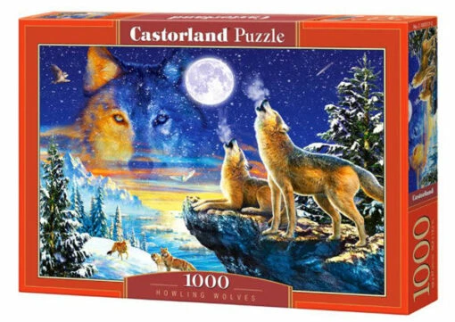Howling Wolves (1000) -Spel Speelgoed Winkel howling wolves puzzle castorland