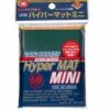 KMC Small Sleeves (62x89mm) Hyper Mat Green (60) -Spel Speelgoed Winkel hyper mat mini sleeves green