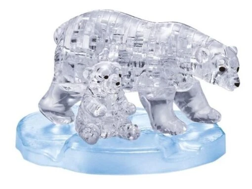 Crystal 3D Puzzle - Ijsbeer Duo (40) -Spel Speelgoed Winkel ijsbeer duo