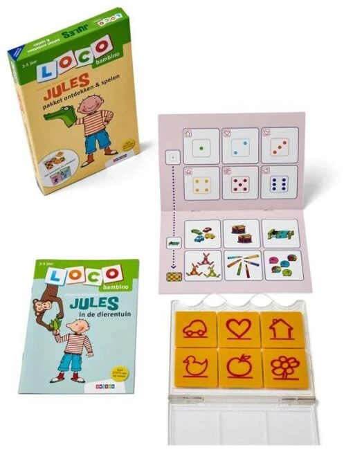 Bambino Loco Pakket Jules: Ontdekken & Spelen (3-5 Jaar) -Spel Speelgoed Winkel inhoud bambino loco jules pakket