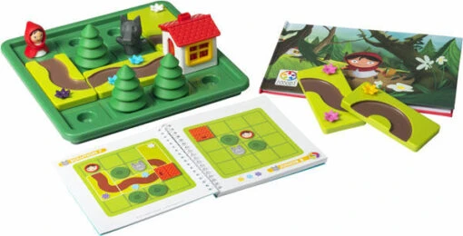 Roodkapje Deluxe -Spel Speelgoed Winkel inhoud roodkapje spel smartgames