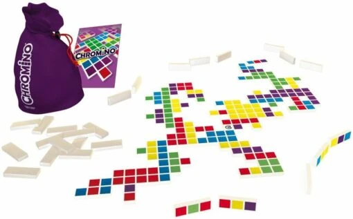 Chromino -Spel Speelgoed Winkel inhoud chromino spel