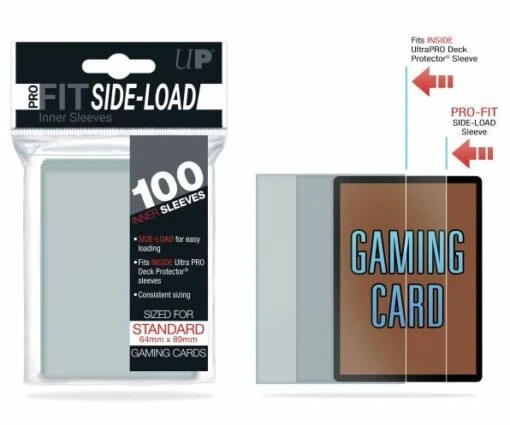 Standard Pro-Fit Side-Load Inner Sleeves (64x89mm) Clear (100) -Spel Speelgoed Winkel
