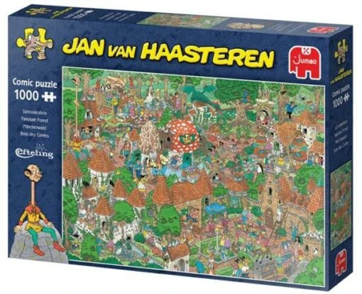 Jan Van Haasteren - Efteling Sprookjesbos (1000) -Spel Speelgoed Winkel jan van haasteren comic puzzle efteling 1000