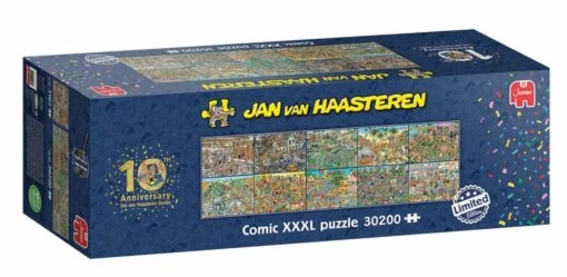 Jan Van Haasteren 10th Anniversary Comic XXXL Puzzle (30200) -Spel Speelgoed Winkel jan van haasteren comic xxxl puzzle 30200