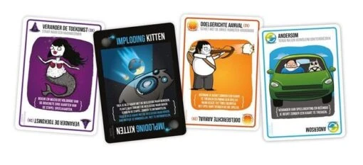 Imploding Kittens (NL) -Spel Speelgoed Winkel kaarten imploding kittens web
