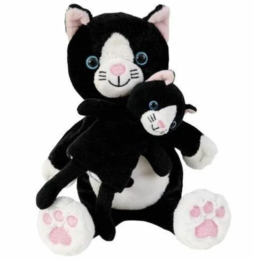 Handpop Kat + Kitten (Cara & Mimi) -Spel Speelgoed Winkel kat katje 1
