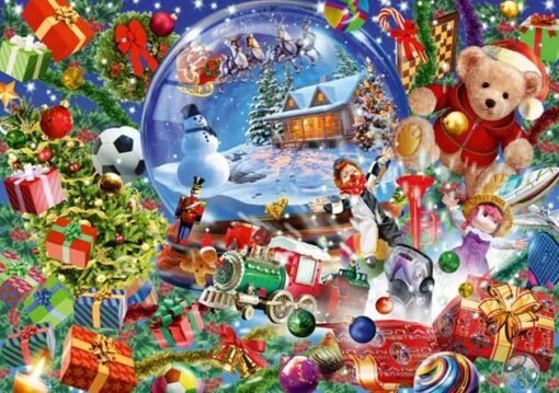 Christmas Globe (1000) -Spel Speelgoed Winkel kerstpuzzel 1000 stukjes 1