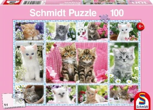 Kittens (100) -Spel Speelgoed Winkel kittens puzzel 100