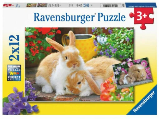 Knuffelmomentje (2x 12) -Spel Speelgoed Winkel knuffelmoment puzzel 12 stukken web