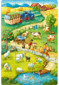 Puzzels Boerderij (2x 24) -Spel Speelgoed Winkel legpuzzel 24 stukken kind vanaf 4 jaar web