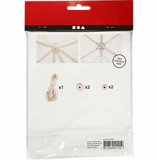 Creatieve Mini Kit Macramé -Spel Speelgoed Winkel macram set sneeuwvlokken