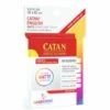 Catan Sized Card Game Sleeves MATTE (56x82) Clear (60) - NIET GESCHIKT VOOR CATAN VAN 999 GAMES -Spel Speelgoed Winkel matte sleeves 56x82mm gamegenic