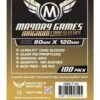 Magnum Card Sleeves (80x120 Mm) Clear (100) -Spel Speelgoed Winkel mayday magnum card sleeves 80x120 100