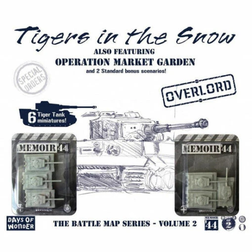 Memoir '44 Tigers In The Snow -Spel Speelgoed Winkel memoire 44 battle map tigers in the snow
