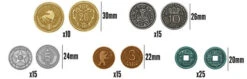 Scythe Metal Coins -Spel Speelgoed Winkel metalen muntjes voor het spel scythe web