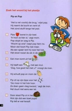 Mini Loco Boekje - Pip En Pup Twee Dikke Vrienden (6-7 Jaar) -Spel Speelgoed Winkel noo32042 2