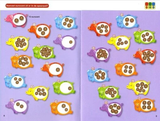 Maxi Loco Boekje - Rekenen Met Geld (7-8 Jaar) -Spel Speelgoed Winkel noo32056 2