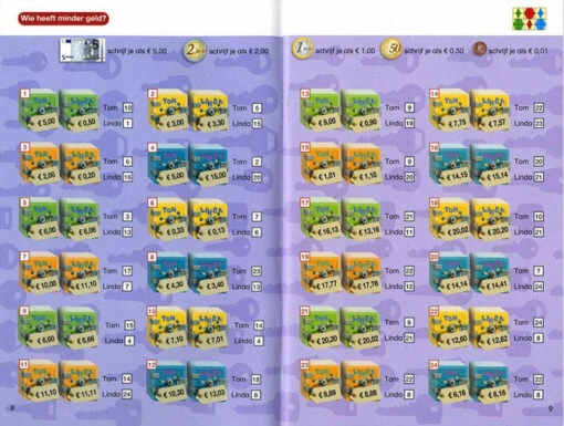 Maxi Loco Boekje - Rekenen Met Geld (8-9 Jaar) -Spel Speelgoed Winkel noo32057 1 web