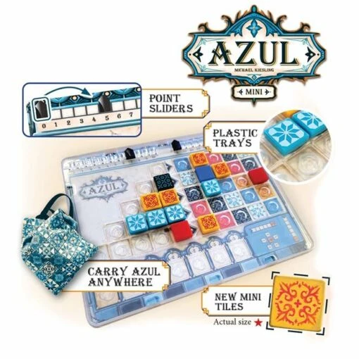 Azul Mini -Spel Speelgoed Winkel plastic trays azul mini