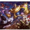Marvel Card Playmat - Thanos -Spel Speelgoed Winkel playmat marvel thanos web